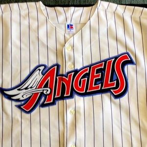 90’s Anaheim Angels Salmon Jersey